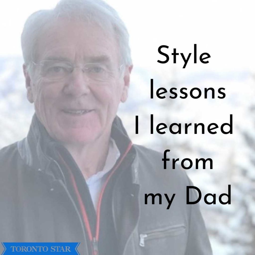 Style lessons I learned from my Dad.